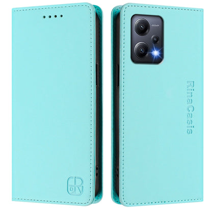 RC01 Dual-Folded Magnetic Suction RFID Leather Phone Case, For Redmi Note 12 5G India / Xiaomi Poco X5, For Redmi A1+ 4G / Xiaomi Poco C50 4G, For Redmi 12C / 11A, For Redmi K60 / K60 Pro, For Redmi Note 12 Explorer                                     ...