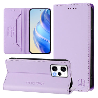 RC01 Dual-Folded Magnetic Suction RFID Leather Phone Case, For Redmi Note 12 5G India / Xiaomi Poco X5, For Redmi A1+ 4G / Xiaomi Poco C50 4G, For Redmi 12C / 11A, For Redmi K60 / K60 Pro, For Redmi Note 12 Explorer                                     ...