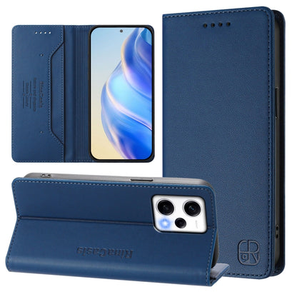 RC01 Dual-Folded Magnetic Suction RFID Leather Phone Case, For Redmi Note 12 5G India / Xiaomi Poco X5, For Redmi A1+ 4G / Xiaomi Poco C50 4G, For Redmi 12C / 11A, For Redmi K60 / K60 Pro, For Redmi Note 12 Explorer                                     ...