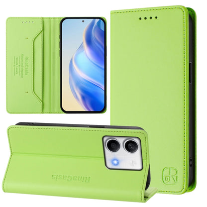 RC01 Dual-Folded Magnetic Suction RFID Leather Phone Case, For Redmi 13C 5G / 4G Global, For Redmi Note 13 5G Global, For Redmi Note 13 Pro+ 5G Global, For Redmi K60 Ultra / Xiaomi 13T / 13T Pro, For Redmi 12 5G / 4G Global / Note 12R                  ...
