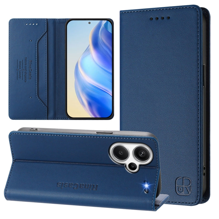 RC01 Dual-Folded Magnetic Suction RFID Leather Phone Case, For Redmi 13C 5G / 4G Global, For Redmi Note 13 5G Global, For Redmi Note 13 Pro+ 5G Global, For Redmi K60 Ultra / Xiaomi 13T / 13T Pro, For Redmi 12 5G / 4G Global / Note 12R                  ...