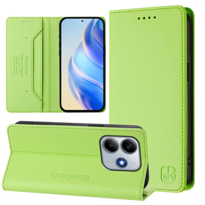 RC01 Dual-Folded Magnetic Suction RFID Leather Phone Case, For Redmi Note 14 4G 164.84mm EU Version, For Redmi K80 / K80 Pro, For Redmi Note 14 Pro 4G, For Redmi Note 14 4G 163.25mm, For Redmi Note 14 5G, For Redmi 14C 4G / 14R 5G Global               ...