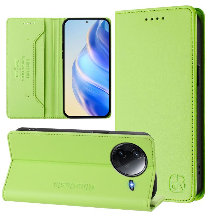 RC01 Dual-Folded Magnetic Suction RFID Leather Phone Case, For Redmi Note 14 4G 164.84mm EU Version, For Redmi K80 / K80 Pro, For Redmi Note 14 Pro 4G, For Redmi Note 14 4G 163.25mm, For Redmi Note 14 5G, For Redmi 14C 4G / 14R 5G Global               ...