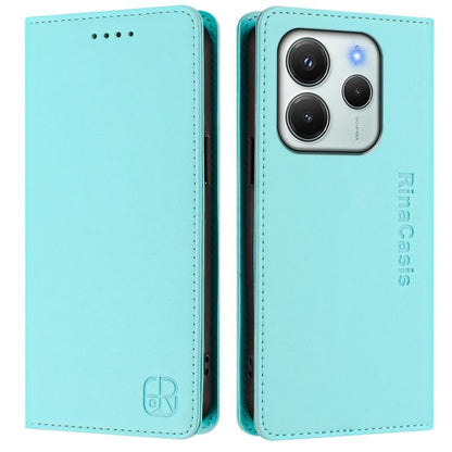 RC01 Dual-Folded Magnetic Suction RFID Leather Phone Case, For Redmi Note 14 4G 164.84mm EU Version, For Redmi K80 / K80 Pro, For Redmi Note 14 Pro 4G, For Redmi Note 14 4G 163.25mm, For Redmi Note 14 5G, For Redmi 14C 4G / 14R 5G Global               ...
