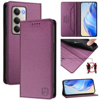 RC01 Dual-Folded Magnetic Suction RFID Leather Phone Case, For Redmi A7 / A5 171mm / Poco C71 4G, For Redmi K90 Max 5G, For Redmi A7 Pro 171mm / Poco C81 / C85x 5G, For Redmi 15a 5G Global, For Redmi Turbo 5 Max / Poco X8 Pro Max                       ...