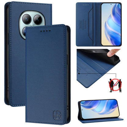 RC01 Dual-Folded Magnetic Suction RFID Leather Phone Case, For Redmi A7 / A5 171mm / Poco C71 4G, For Redmi K90 Max 5G, For Redmi A7 Pro 171mm / Poco C81 / C85x 5G, For Redmi 15a 5G Global, For Redmi Turbo 5 Max / Poco X8 Pro Max                       ...