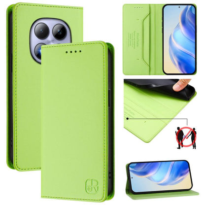 RC01 Dual-Folded Magnetic Suction RFID Leather Phone Case, For Redmi A7 / A5 171mm / Poco C71 4G, For Redmi K90 Max 5G, For Redmi A7 Pro 171mm / Poco C81 / C85x 5G, For Redmi 15a 5G Global, For Redmi Turbo 5 Max / Poco X8 Pro Max                       ...