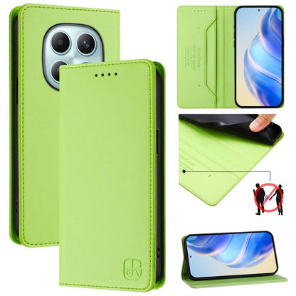 RC01 Dual-Folded Magnetic Suction RFID Leather Phone Case, For Redmi A7 / A5 171mm / Poco C71 4G, For Redmi K90 Max 5G, For Redmi A7 Pro 171mm / Poco C81 / C85x 5G, For Redmi 15a 5G Global, For Redmi Turbo 5 Max / Poco X8 Pro Max                       ...