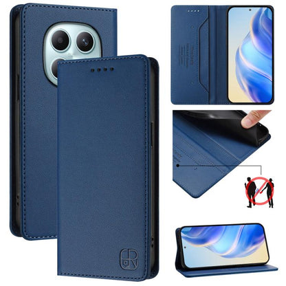 RC01 Dual-Folded Magnetic Suction RFID Leather Phone Case, For Redmi A7 / A5 171mm / Poco C71 4G, For Redmi K90 Max 5G, For Redmi A7 Pro 171mm / Poco C81 / C85x 5G, For Redmi 15a 5G Global, For Redmi Turbo 5 Max / Poco X8 Pro Max                       ...