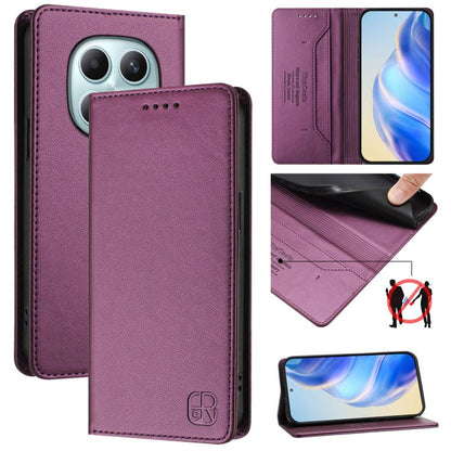 RC01 Dual-Folded Magnetic Suction RFID Leather Phone Case, For Redmi A7 / A5 171mm / Poco C71 4G, For Redmi K90 Max 5G, For Redmi A7 Pro 171mm / Poco C81 / C85x 5G, For Redmi 15a 5G Global, For Redmi Turbo 5 Max / Poco X8 Pro Max                       ...