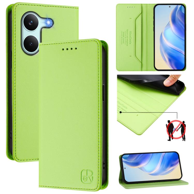 RC01 Dual-Folded Magnetic Suction RFID Leather Phone Case, For Redmi A7 / A5 171mm / Poco C71 4G, For Redmi K90 Max 5G, For Redmi A7 Pro 171mm / Poco C81 / C85x 5G, For Redmi 15a 5G Global, For Redmi Turbo 5 Max / Poco X8 Pro Max                       ...