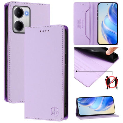RC01 Dual-Folded Magnetic Suction RFID Leather Phone Case, For Redmi A7 / A5 171mm / Poco C71 4G, For Redmi K90 Max 5G, For Redmi A7 Pro 171mm / Poco C81 / C85x 5G, For Redmi 15a 5G Global, For Redmi Turbo 5 Max / Poco X8 Pro Max                       ...