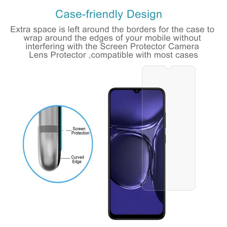 10pcs 0.26mm 9H 2.5D Tempered Glass Film, For Philips Essence 12 S6210T, For Philips S6206, For Philips S6210 Essence 10, For Philips S6210 Essence 20