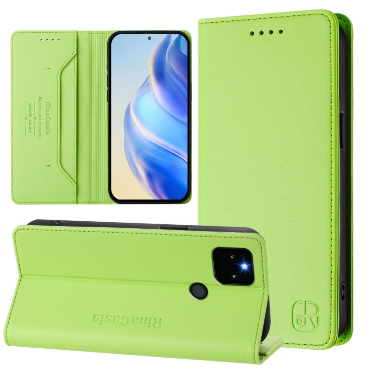 RC01 Dual-Folded Magnetic Suction RFID Leather Phone Case, For Google Pixel 7 Pro, For Google Pixel 7, For Google Pixel 6a, For Google Pixel 6 Pro, For Google Pixel 6, For Google Pixel 5a