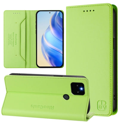 RC01 Dual-Folded Magnetic Suction RFID Leather Phone Case, For Google Pixel 7 Pro, For Google Pixel 7, For Google Pixel 6a, For Google Pixel 6 Pro, For Google Pixel 6, For Google Pixel 5a