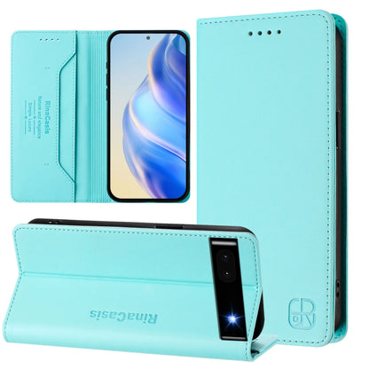 RC01 Dual-Folded Magnetic Suction RFID Leather Phone Case, For Google Pixel 7 Pro, For Google Pixel 7, For Google Pixel 6a, For Google Pixel 6 Pro, For Google Pixel 6, For Google Pixel 5a