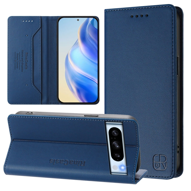 RC01 Dual-Folded Magnetic Suction RFID Leather Phone Case, For Google Pixel 11 Pro XL, For Google Pixel 11 / 11 Pro, For Google Pixel 10 Pro XL, For Google Pixel 10 / 10 Pro 5G Global, For Google Pixel 9a, For Google Pixel 9 Pro XL                     ...