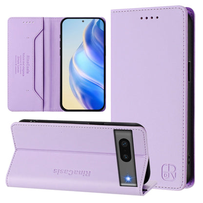 RC01 Dual-Folded Magnetic Suction RFID Leather Phone Case, For Google Pixel 7 Pro, For Google Pixel 7, For Google Pixel 6a, For Google Pixel 6 Pro, For Google Pixel 6, For Google Pixel 5a