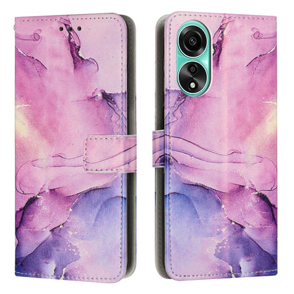Painted Marble Pattern Leather Phone Case, For OPPO Reno16 F / Reno16 FS 5G, For OPPO Reno16 / Reno16 Pro 5G Global, For OPPO Reno15 F 5G Global, For OPPO Reno15 Pro Max 5G Global, For OPPO A6x 5G / A6 5G, For OPPO Reno15 Pro 5G Global                 ...