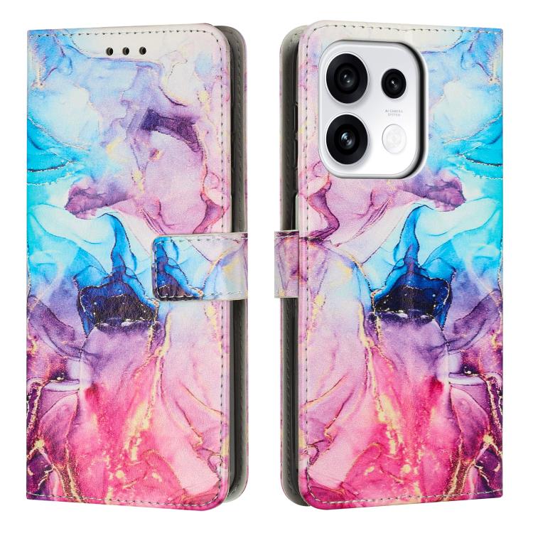 Painted Marble Pattern Leather Phone Case, For OPPO Reno16 F / Reno16 FS 5G, For OPPO Reno16 / Reno16 Pro 5G Global, For OPPO Reno15 F 5G Global, For OPPO Reno15 Pro Max 5G Global, For OPPO A6x 5G / A6 5G, For OPPO Reno15 Pro 5G Global                 ...
