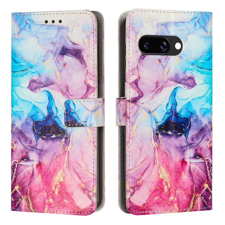 Painted Marble Pattern Leather Phone Case, For Google Pixel 11a, For Google Pixel 11 Pro XL, For Google Pixel 11 / 11 Pro, For Google Pixel 10a, For Google Pixel 9A, For Google Pixel 9 Pro XL, For Google Pixel 9, For Google Pixel 8A