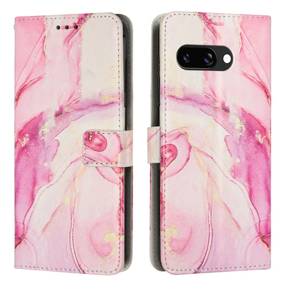 Painted Marble Pattern Leather Phone Case, For Google Pixel 11a, For Google Pixel 11 Pro XL, For Google Pixel 11 / 11 Pro, For Google Pixel 10a, For Google Pixel 9A, For Google Pixel 9 Pro XL, For Google Pixel 9, For Google Pixel 8A