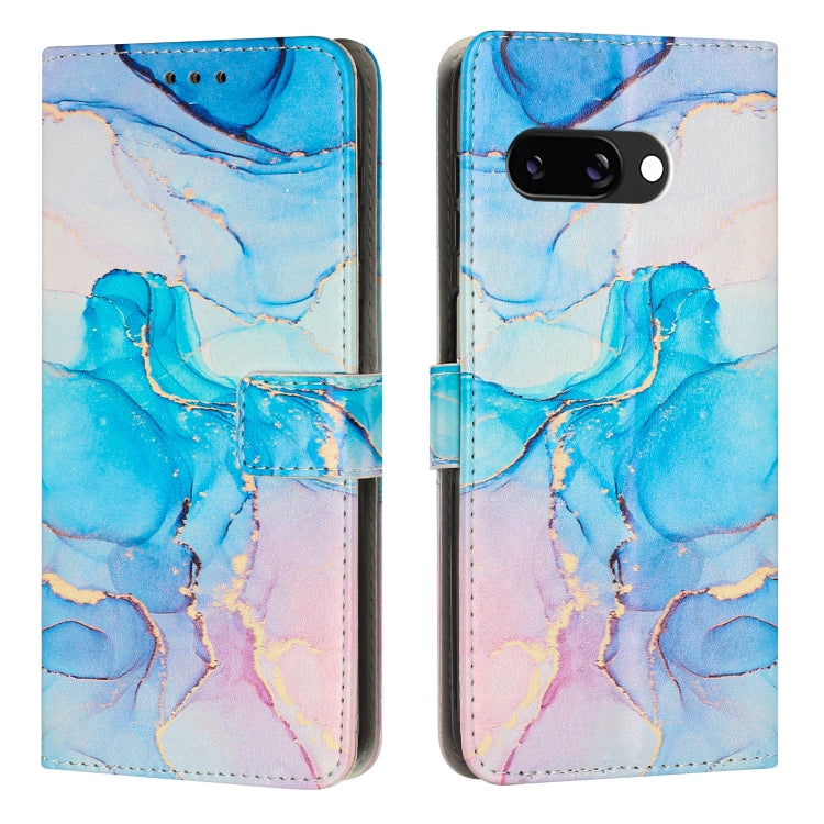 Painted Marble Pattern Leather Phone Case, For Google Pixel 11a, For Google Pixel 11 Pro XL, For Google Pixel 11 / 11 Pro, For Google Pixel 10a, For Google Pixel 9A, For Google Pixel 9 Pro XL, For Google Pixel 9, For Google Pixel 8A