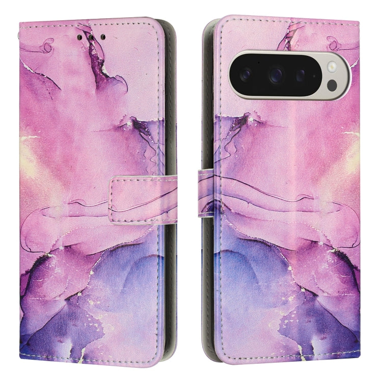 Painted Marble Pattern Leather Phone Case, For Google Pixel 11a, For Google Pixel 11 Pro XL, For Google Pixel 11 / 11 Pro, For Google Pixel 10a, For Google Pixel 9A, For Google Pixel 9 Pro XL, For Google Pixel 9, For Google Pixel 8A