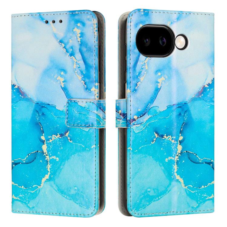 Painted Marble Pattern Leather Phone Case, For Google Pixel 11a, For Google Pixel 11 Pro XL, For Google Pixel 11 / 11 Pro, For Google Pixel 10a, For Google Pixel 9A, For Google Pixel 9 Pro XL, For Google Pixel 9, For Google Pixel 8A