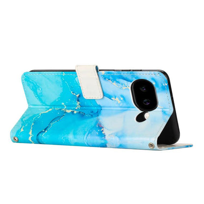 Painted Marble Pattern Leather Phone Case, For Google Pixel 11a, For Google Pixel 11 Pro XL, For Google Pixel 11 / 11 Pro, For Google Pixel 10a, For Google Pixel 9A, For Google Pixel 9 Pro XL, For Google Pixel 9, For Google Pixel 8A