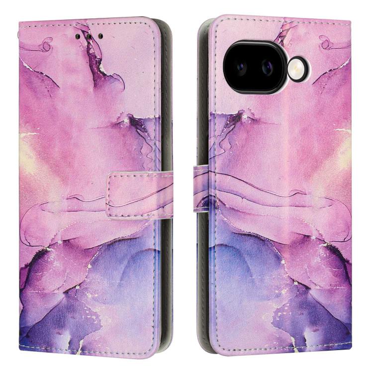 Painted Marble Pattern Leather Phone Case, For Google Pixel 11a, For Google Pixel 11 Pro XL, For Google Pixel 11 / 11 Pro, For Google Pixel 10a, For Google Pixel 9A, For Google Pixel 9 Pro XL, For Google Pixel 9, For Google Pixel 8A