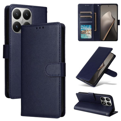 3-Card Slots Multifunctional Leather Phone Case, For Xiaomi 17T Pro 5G, For Xiaomi 17T 5G, For Xiaomi 15T Pro, For Xiaomi 15T, For Xiaomi Poco C75 4G, For Xiaomi 14T Pro