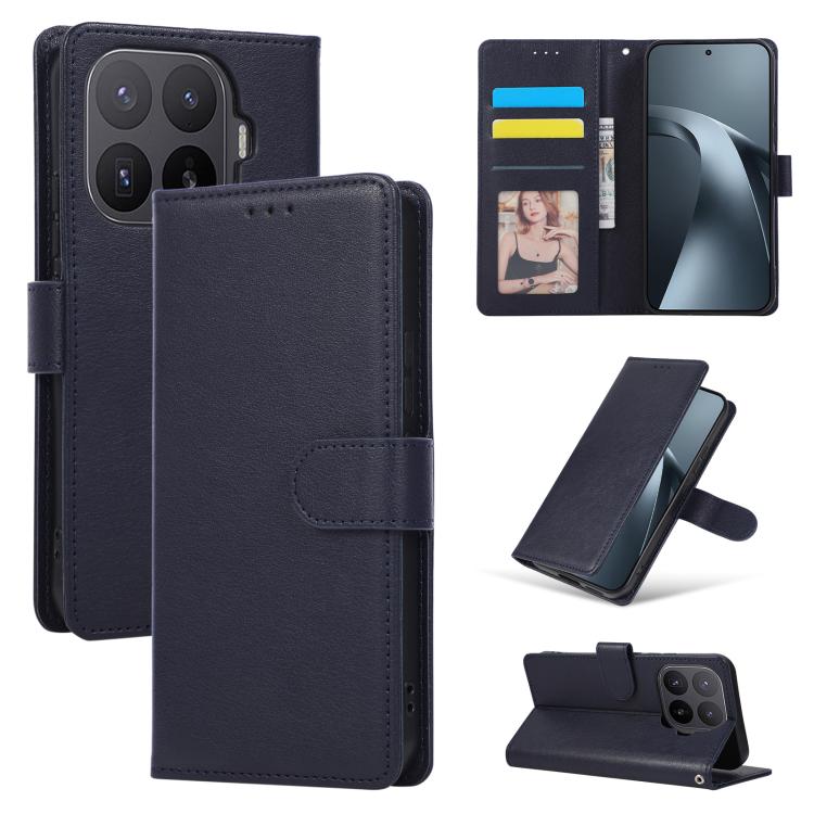 3-Card Slots Multifunctional Leather Phone Case, For Xiaomi 17T Pro 5G, For Xiaomi 17T 5G, For Xiaomi 15T Pro, For Xiaomi 15T, For Xiaomi Poco C75 4G, For Xiaomi 14T Pro