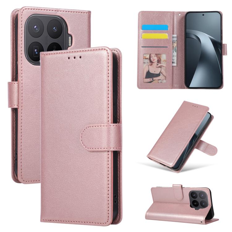 3-Card Slots Multifunctional Leather Phone Case, For Xiaomi 17T Pro 5G, For Xiaomi 17T 5G, For Xiaomi 15T Pro, For Xiaomi 15T, For Xiaomi Poco C75 4G, For Xiaomi 14T Pro