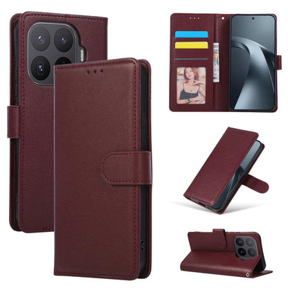 3-Card Slots Multifunctional Leather Phone Case, For Xiaomi 17T Pro 5G, For Xiaomi 17T 5G, For Xiaomi 15T Pro, For Xiaomi 15T, For Xiaomi Poco C75 4G, For Xiaomi 14T Pro