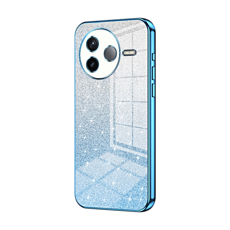 Gradient Glitter Powder Electroplated Phone Case, For Redmi K80 Pro, For Redmi K80, For Redmi Note 14 4G 163.25mm