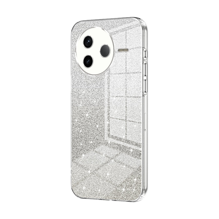 Gradient Glitter Powder Electroplated Phone Case, For Redmi K80 Pro, For Redmi K80, For Redmi Note 14 4G 163.25mm