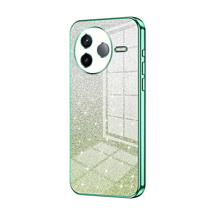 Gradient Glitter Powder Electroplated Phone Case, For Redmi K80 Pro, For Redmi K80, For Redmi Note 14 4G 163.25mm