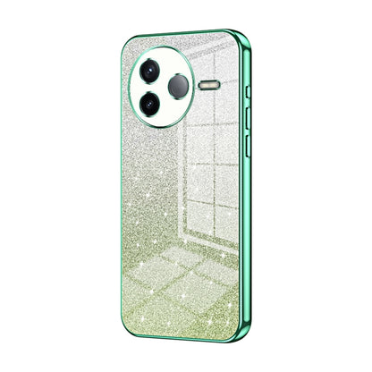 Gradient Glitter Powder Electroplated Phone Case, For Redmi K80 Pro, For Redmi K80, For Redmi Note 14 4G 163.25mm