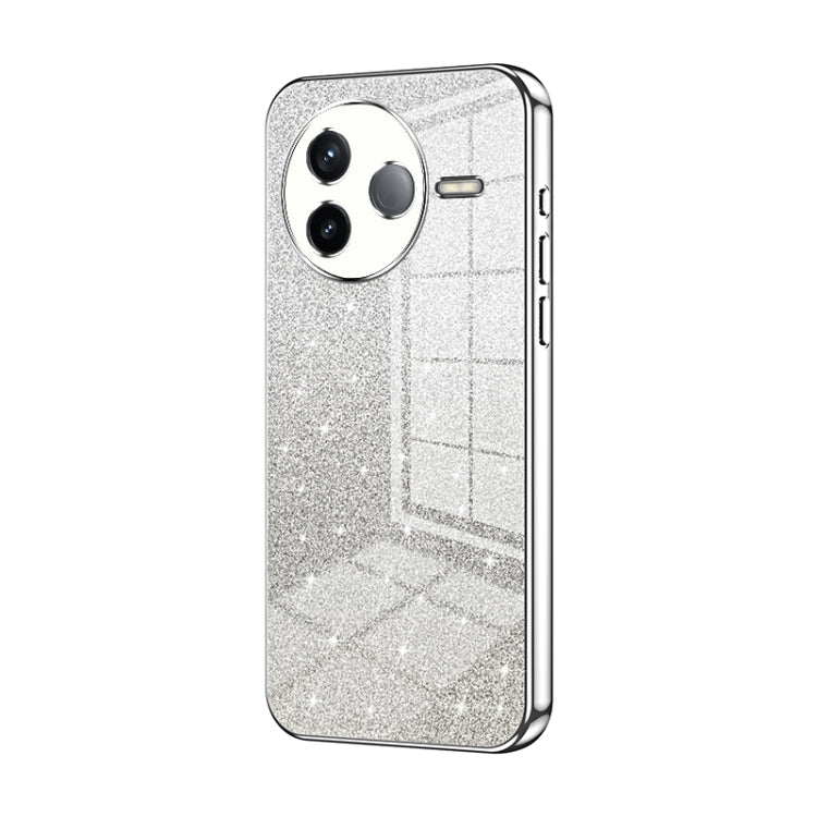 Gradient Glitter Powder Electroplated Phone Case, For Redmi K80 Pro, For Redmi K80, For Redmi Note 14 4G 163.25mm