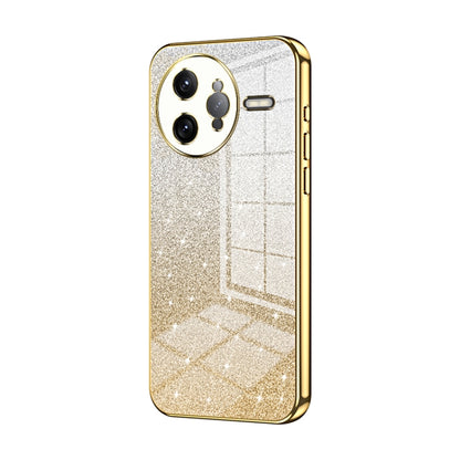 Gradient Glitter Powder Electroplated Phone Case, For Redmi K80 Pro, For Redmi K80, For Redmi Note 14 4G 163.25mm