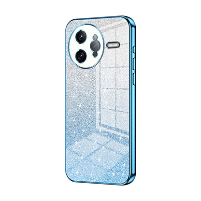 Gradient Glitter Powder Electroplated Phone Case, For Redmi K80 Pro, For Redmi K80, For Redmi Note 14 4G 163.25mm