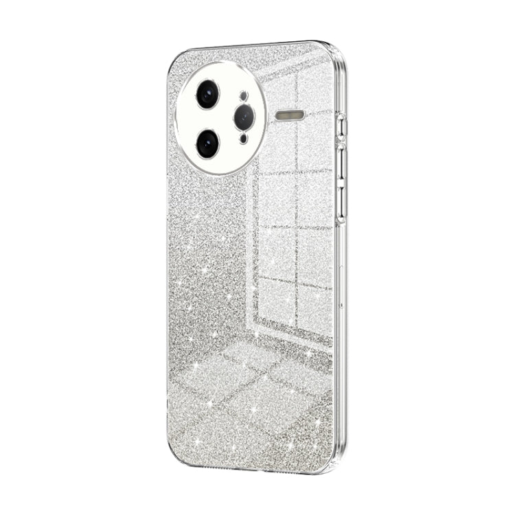 Gradient Glitter Powder Electroplated Phone Case, For Redmi K80 Pro, For Redmi K80, For Redmi Note 14 4G 163.25mm