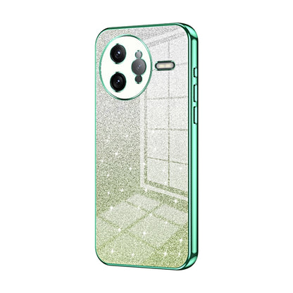 Gradient Glitter Powder Electroplated Phone Case, For Redmi K80 Pro, For Redmi K80, For Redmi Note 14 4G 163.25mm