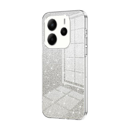 Gradient Glitter Powder Electroplated Phone Case, For Redmi K80 Pro, For Redmi K80, For Redmi Note 14 4G 163.25mm