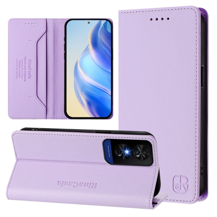 RC01 Dual-Folded Magnetic Suction RFID Leather Phone Case, For TCL K70 Power 4G / K70 4G, For TCL NxtPaper 70 Pro 5G, For TCL K33 5G / K32 5G, For TCL 60 NxtPaper, For TCL 605 / 60 SE, For TCL 50 5G / XE Nxtpaper 5G / XE 5G, For TCL 50 Pro NxtPaper    ...