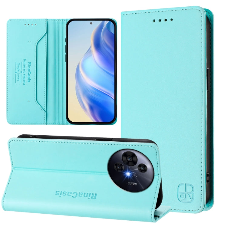 RC01 Dual-Folded Magnetic Suction RFID Leather Phone Case, For TCL K70 Power 4G / K70 4G, For TCL NxtPaper 70 Pro 5G, For TCL K33 5G / K32 5G, For TCL 60 NxtPaper, For TCL 605 / 60 SE, For TCL 50 5G / XE Nxtpaper 5G / XE 5G, For TCL 50 Pro NxtPaper    ...
