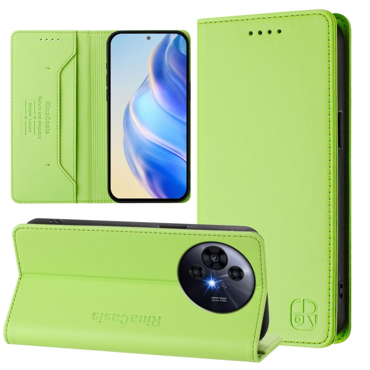 RC01 Dual-Folded Magnetic Suction RFID Leather Phone Case, For TCL K70 Power 4G / K70 4G, For TCL NxtPaper 70 Pro 5G, For TCL K33 5G / K32 5G, For TCL 60 NxtPaper, For TCL 605 / 60 SE, For TCL 50 5G / XE Nxtpaper 5G / XE 5G, For TCL 50 Pro NxtPaper    ...