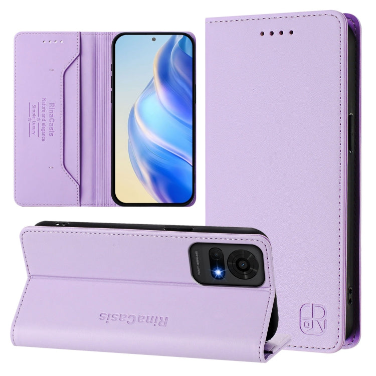 RC01 Dual-Folded Magnetic Suction RFID Leather Phone Case, For TCL K70 Power 4G / K70 4G, For TCL NxtPaper 70 Pro 5G, For TCL K33 5G / K32 5G, For TCL 60 NxtPaper, For TCL 605 / 60 SE, For TCL 50 5G / XE Nxtpaper 5G / XE 5G, For TCL 50 Pro NxtPaper    ...