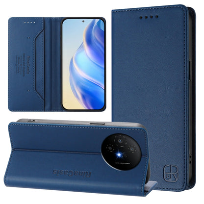 RC01 Dual-Folded Magnetic Suction RFID Leather Phone Case, For TCL K70 Power 4G / K70 4G, For TCL NxtPaper 70 Pro 5G, For TCL K33 5G / K32 5G, For TCL 60 NxtPaper, For TCL 605 / 60 SE, For TCL 50 5G / XE Nxtpaper 5G / XE 5G, For TCL 50 Pro NxtPaper    ...